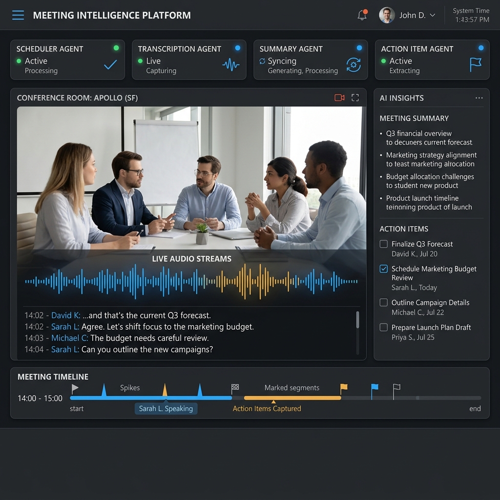 Multi-Agent Meeting Intelligence System